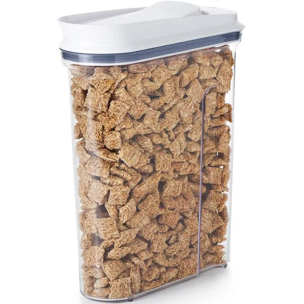cereal container filled with cereal